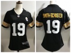 Womens Pittsburgh Steelers #19 JuJu Smith-Schuster Black New Style Vapor Limited Jersey