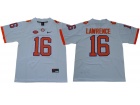 Clemson Tigers #16 Trevor Lawrence White Vapor Limited College Football Jersey