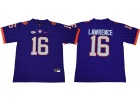 Clemson Tigers #16 Trevor Lawrence Purple Vapor Limited College Football Jersey