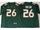 Miami Hurricanes #26 Sean Taylor Green Jersey