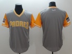 San Diego Padres Blank Grey 2018 Weekend Day Jersey