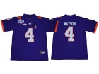 Clemson Tigers #4 DeShaun Watson Purple Vapor Limited Jersey