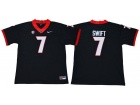 Georgia Bulldogs #7 D'Andre Swift Black Vapor Limited Jersey