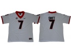 Georgia Bulldogs #7 D'Andre Swift White Vapor Limited Jersey