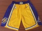 Nike Los Angeles Lakers Yellow Shorts