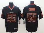 Denver Broncos #55 Bradley Chubb Black Lights Out Vapor Untouchable Limited Jersey