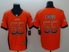 Denver Broncos #55 Bradley Chubb Orange Drift Fashion Vapor Untouchable Limited Jersey