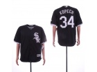 Chicago White Sox #34 Michael Kopech Black Cool Base Jersey