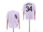 Chicago White Sox #34 Michael Kopech White Cool Base Jersey