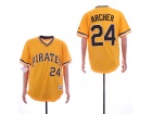 Pittsburgh Pirates #24 Chris Archer Yellow Flex Base Jerseys