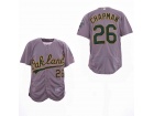 Oakland Athletics #26 Matt Chapman Gray Flexbase Jerseys