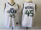 Nike Utah Jazz #45 Donovan Mitchell White Youth Jersey