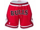 Chicago Bulls Red Throwback Basketball Short