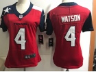 Woman Houston Texans #4 Deshaun Waston Red Vapor Untouchable New Style Limited Jersey