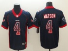 Houston Texans #4 Deshaun Waston Blue Drift Fashion Vapor Untouchable Limited Jersey