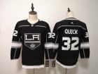 Adidas Los Angeles Kings #32 Jonathan Quick Black Women Hockey Jersey