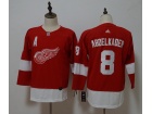 Adidas Detroit Red Wings #8 Justin Abdelkader Red Womens Hockey Jersey