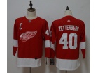 Adidas Detroit Red Wings #40 Henrik Zetterberg Red Womens Hockey Jersey