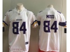 Minnesota Vikings #84 Randy Moss White Men's Vapor Untouchable Limited Jersey