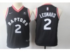 Nike Youth Toronto Raptors #2 Kawhi Leonard Black Jersey