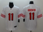 San Francisco 49ers #11 Marquise Goodwin White Throwback Vapor Limited Jersey