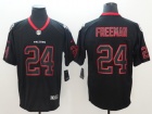 Atlanta Falcons #24 Devonta Freeman Black Lights Out Vapor Untouchable Limited Jersey