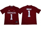 Oklahoma Sooners #1 Kyler Murray Red Limited Jersey