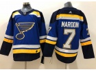 Adidas St.Louis Blues #7 Patrick Maroon Blue Hockey Jersey