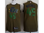 Nike Utah Jazz #45 Donovan Mitchell Amy Green Basketball Jersey