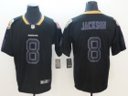 Baltimore Ravens #8 Lamar Jackson Black Lights Out Vapor Untouchable Limited Jersey