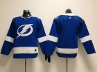 Youth Adidas Tampa Bay Lightning Blank Blue Hockey Jersey