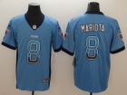 Tennessee Titans #8 Marcus Mariota Blue Drift Fashion Vapor Untouchable Limited Jersey