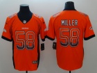 Denver Broncos #58 Von Miller Orange Drift Fashion Vapor Untouchable Limited Jersey