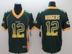 Green Bay Packers #12 Aaron Rodgers Green Drift Fashion Vapor Untouchable Limited Jersey