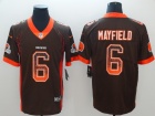 Cleveland Browns #6 Baker Mayfield Brown Drift Fashion Vapor Untouchable Limited Jersey