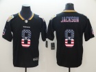 Baltimore Ravens #8 Lamar Jackson Black USA Flag Fashion Vapor Untouchable Limited Jersey