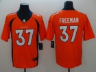 Denver Broncos #37 Royce Freeman Orange Vapor Untouchable Limited Jersey