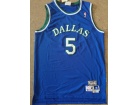 Dallas Mavericks #5 Jason Kidd Blue Throwback Basketball Jersey