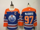 Adidas Edmonton Oilers #97 Connor McDavid Blue Hockey Jersey