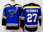 Adidas St.Louis Blues #27 Alex Pietrangelo Blue Youth Hockey Jersey