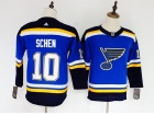 Adidas St.Louis Blues #10 Brayden Schenn Blue Youth Hockey Jersey