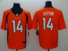 Denver Broncos #14 Courtland Sutton Orange Vapor Untouchable Limited Jersey