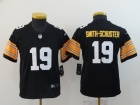 Youth Pittsburgh Steelers #19 JuJu Smith-Schuster Black New Style Vapor Limited Jersey