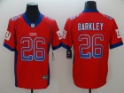 New York Giants #26 Saquon Barkley Red Drift Vapor Untouchable Limited Jersey