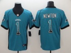 Carolina Panthers #1 Cam Newton Blue Drift Vapor Untouchable Limited Jersey