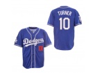 Los Angeles Dodgers #10 Justin Turner  Blue 1999-2000 Style Jersey