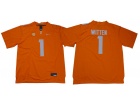 Tennessee Volunteers #1 Jason Witten Orange College Football Jersey