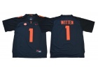 Tennessee Volunteers #1 Jason Witten Black College Football Jersey