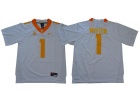 Tennessee Volunteers #1 Jason Witten White College Football Jersey