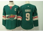 Adidas Minnesota Wild #9 Mikko Koivu Green Youth Jersey